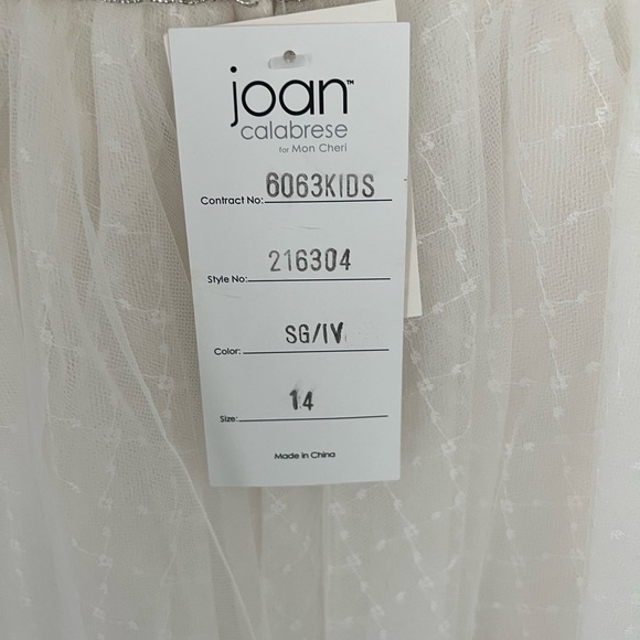 Size 14, brand new, flower girl dress. - Picture 3 of 3